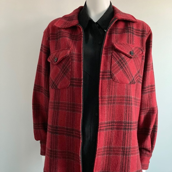 Ladies Woolrich Zip Up Shacket, Size L - Picture 5 of 14